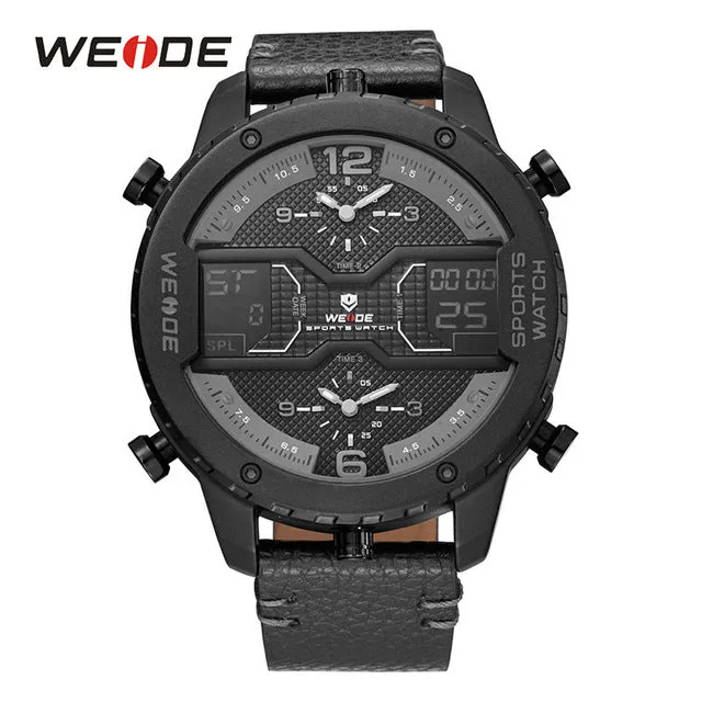 WEIDE Sports Analog Hands and Digital Calendar Quartz Watch