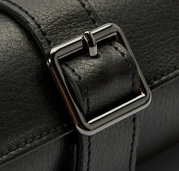 WOLF British Racing Triple Watch Roll in Black