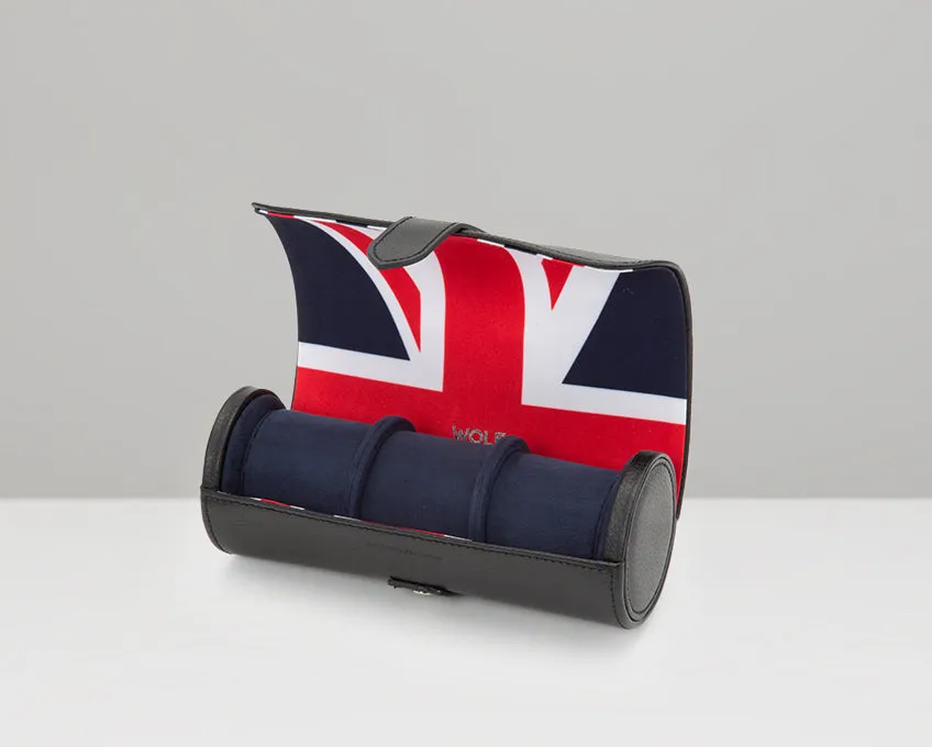 WOLF Navigator Triple Watch Roll - UK Flag