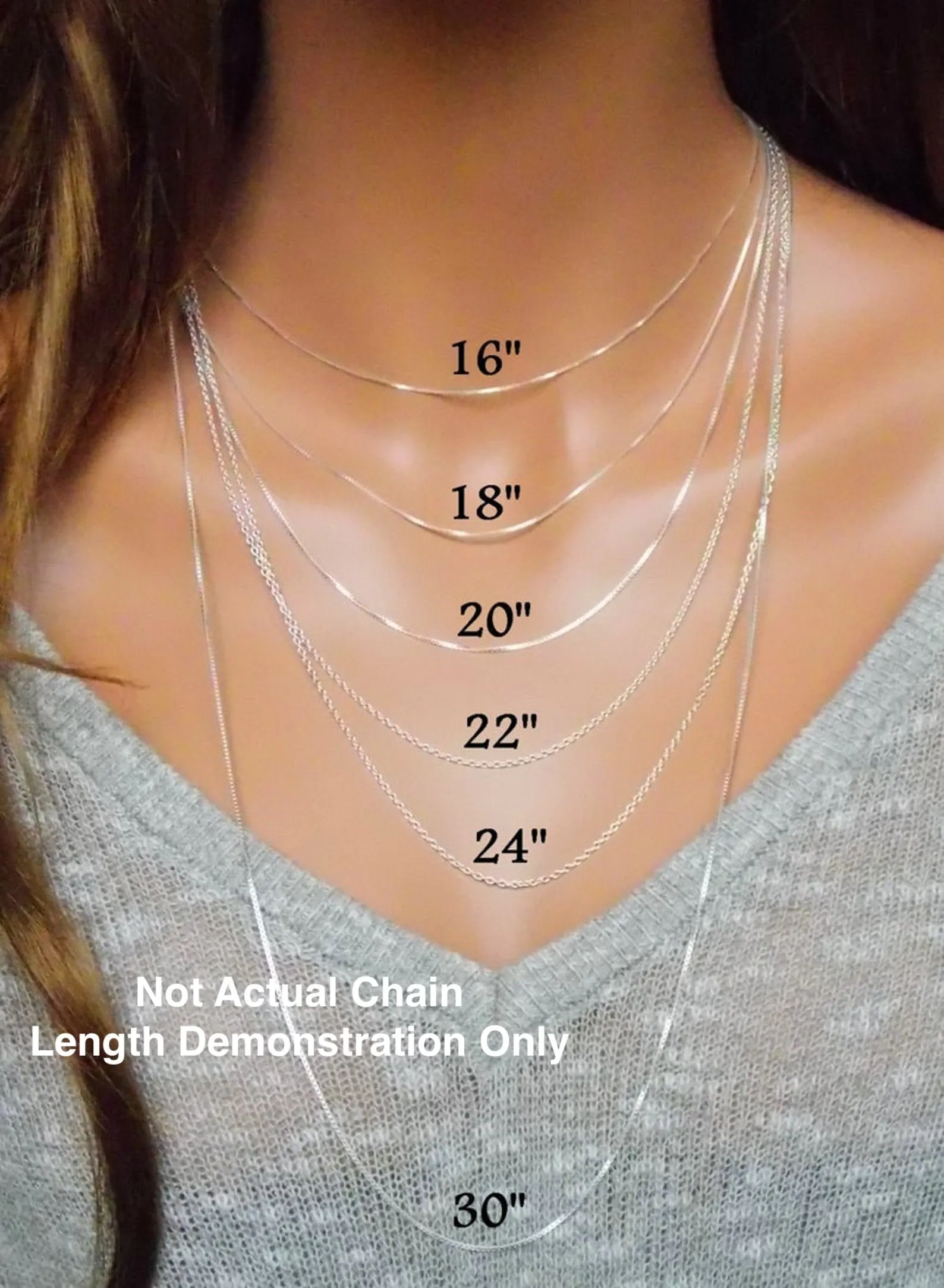 Women Necklace -14K Yellow Gold Round Rolo Link Chains