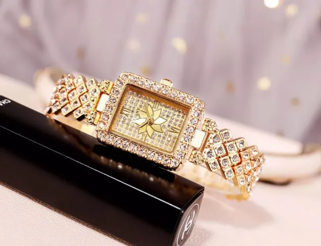 Womens Bling Watch | Womens Two Tone Watch | Silver Watch
