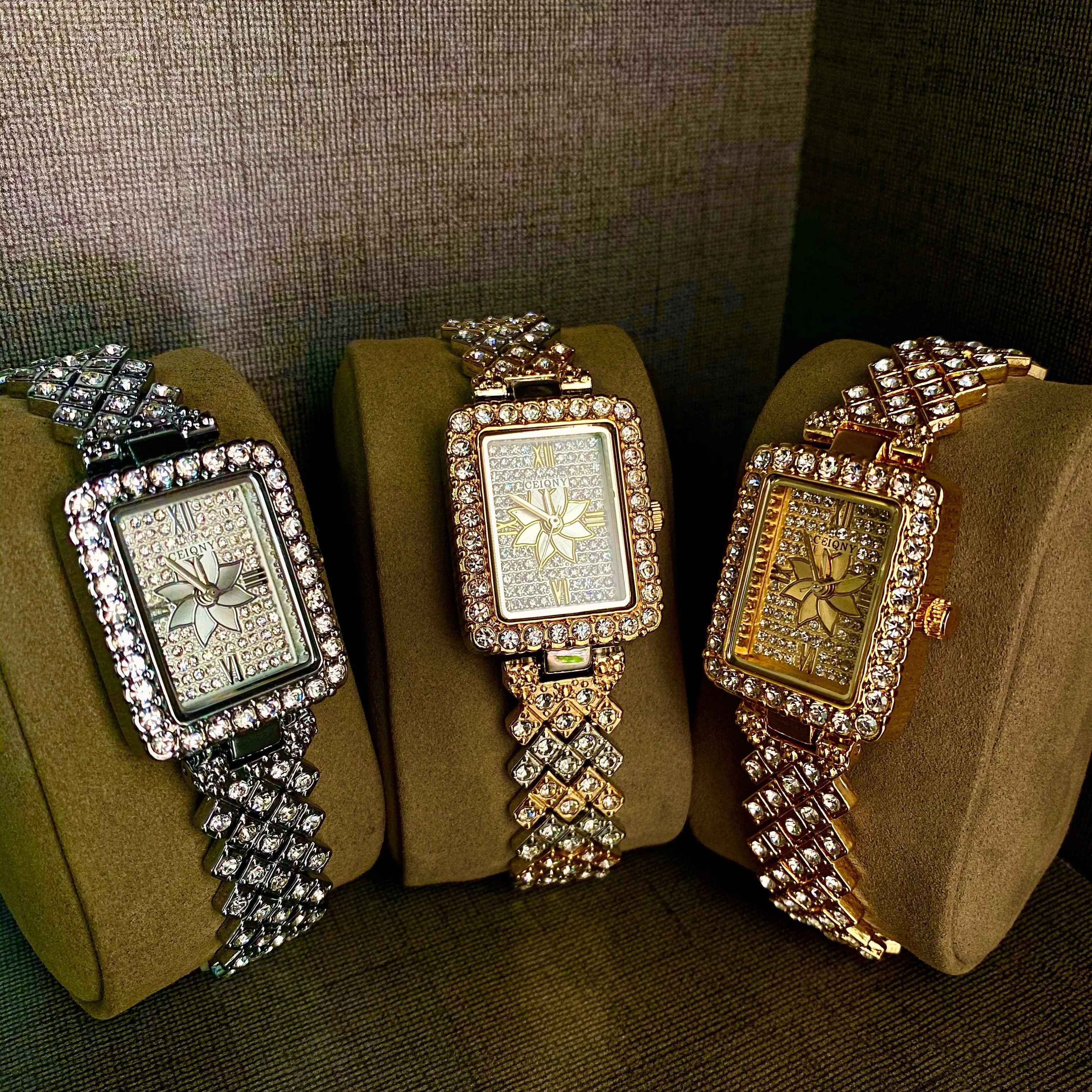 Womens Bling Watch | Womens Two Tone Watch | Silver Watch