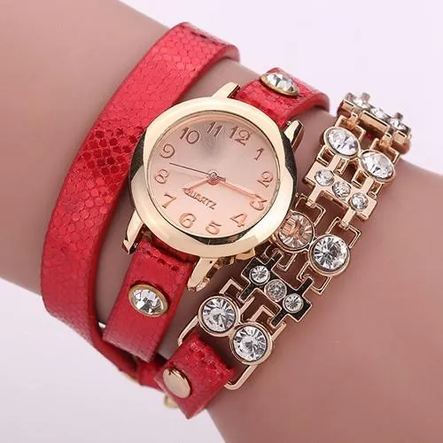 Women's Bracelet Rivet Watch In 9 colors!