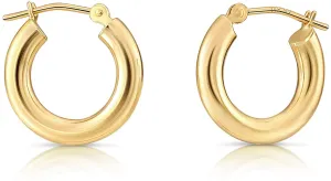 Women's Fine Real Solid 14K Yellow Gold Earrings
