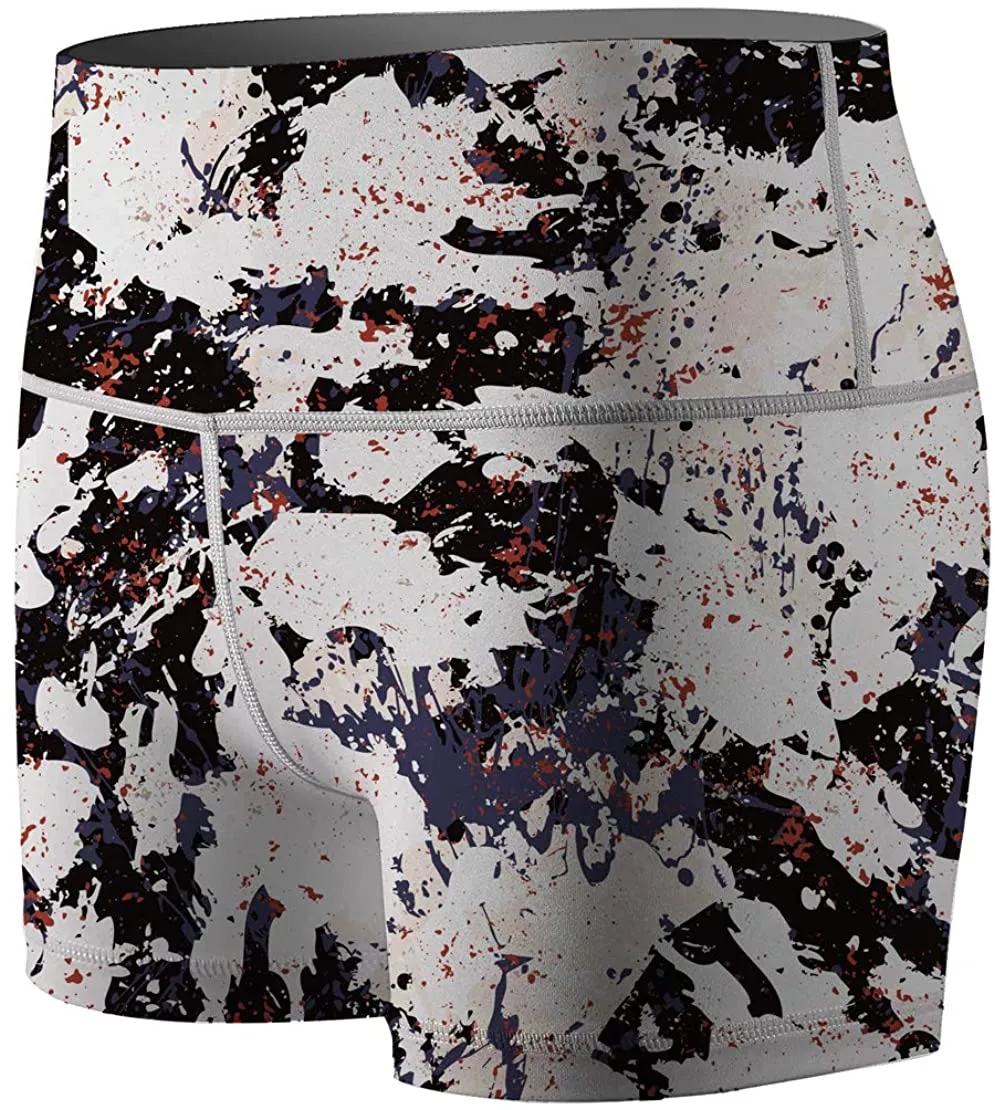 Women's Rock Art Compression Shorts Fight Shorts