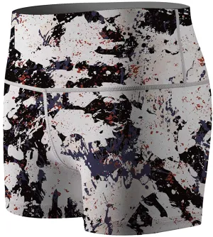 Women's Rock Art Compression Shorts Fight Shorts