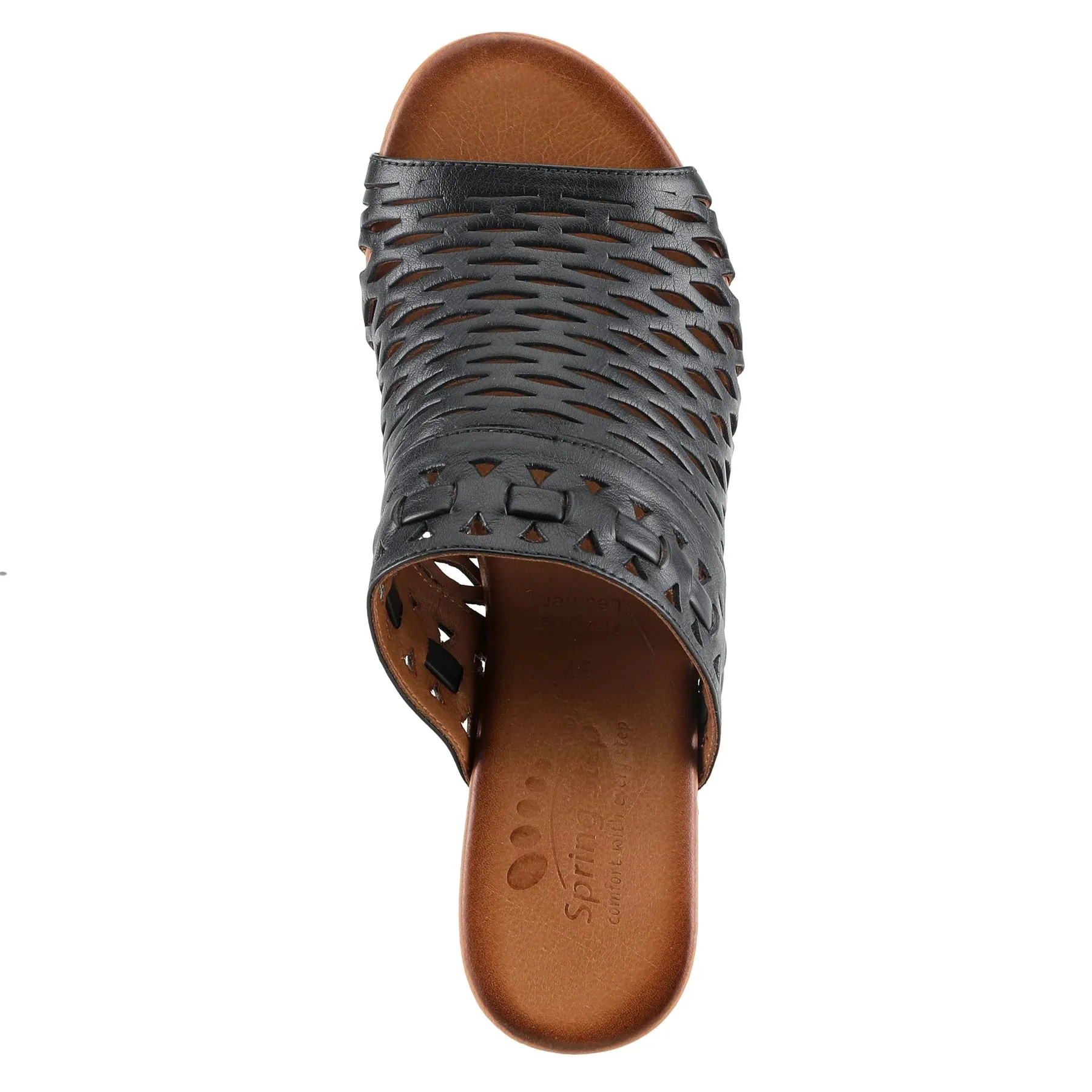 Women's Spring Step | Anika Slide Sandal | Black