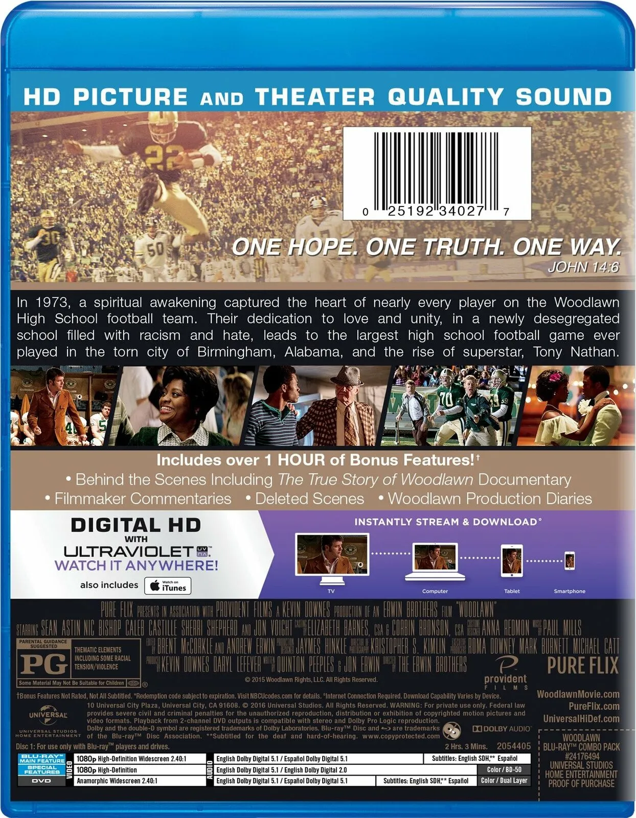 Woodlawn Blu-ray   DVD   Digital HD (Free Shipping)