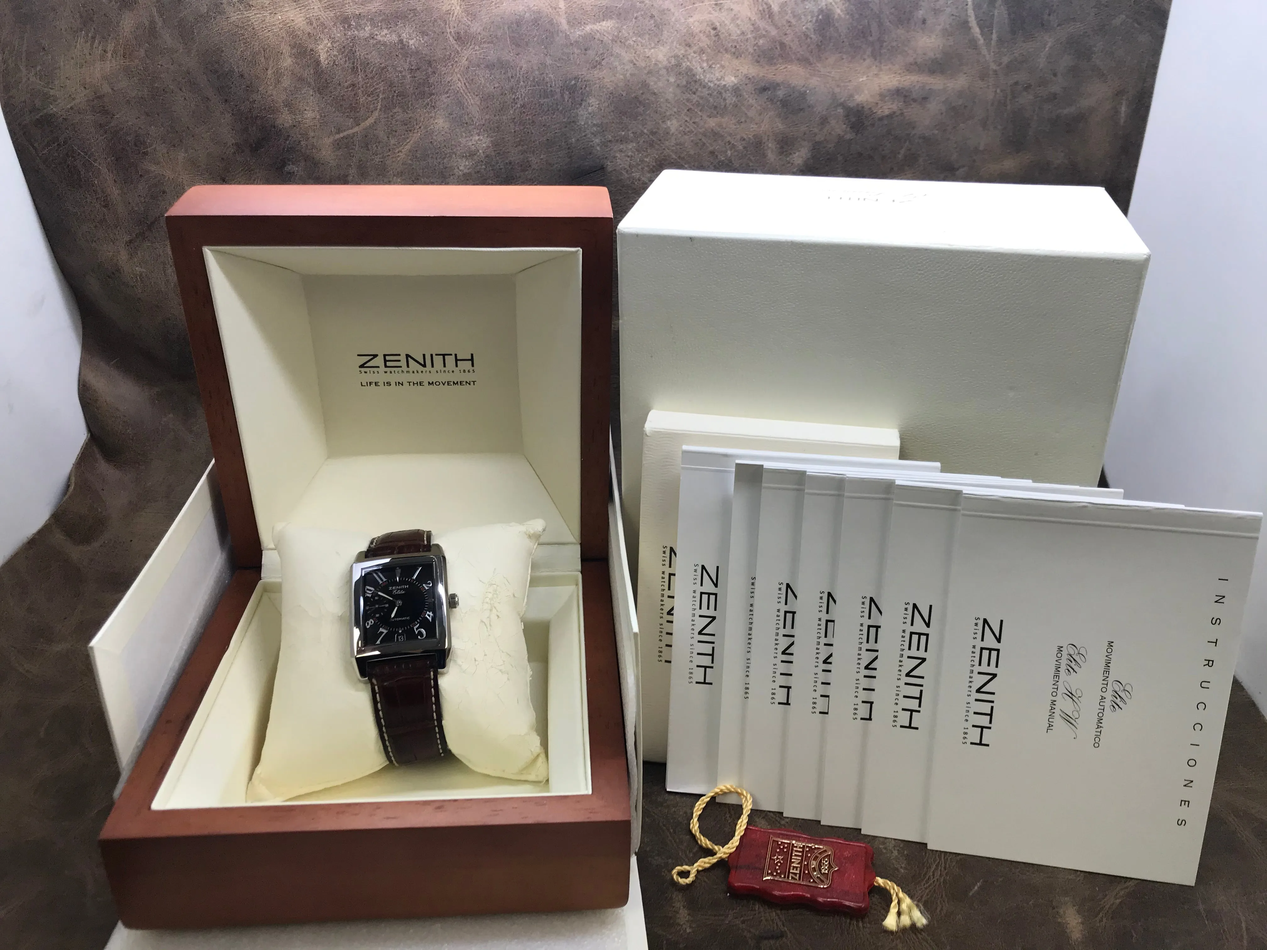 Zenith Elite Port Royal 01.0250.684 Black Dial Automatic Men's Watch