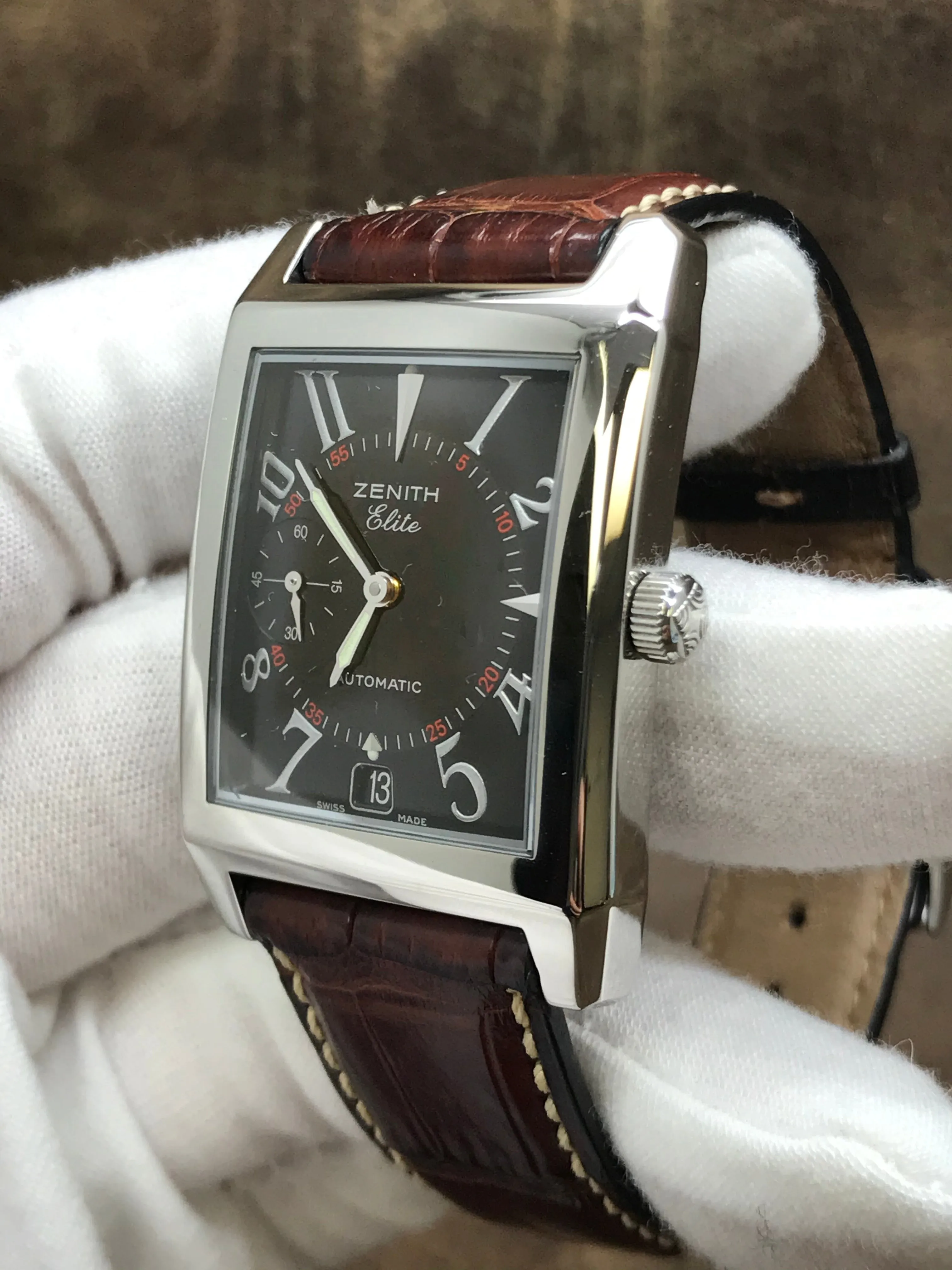 Zenith Elite Port Royal 01.0250.684 Black Dial Automatic Men's Watch