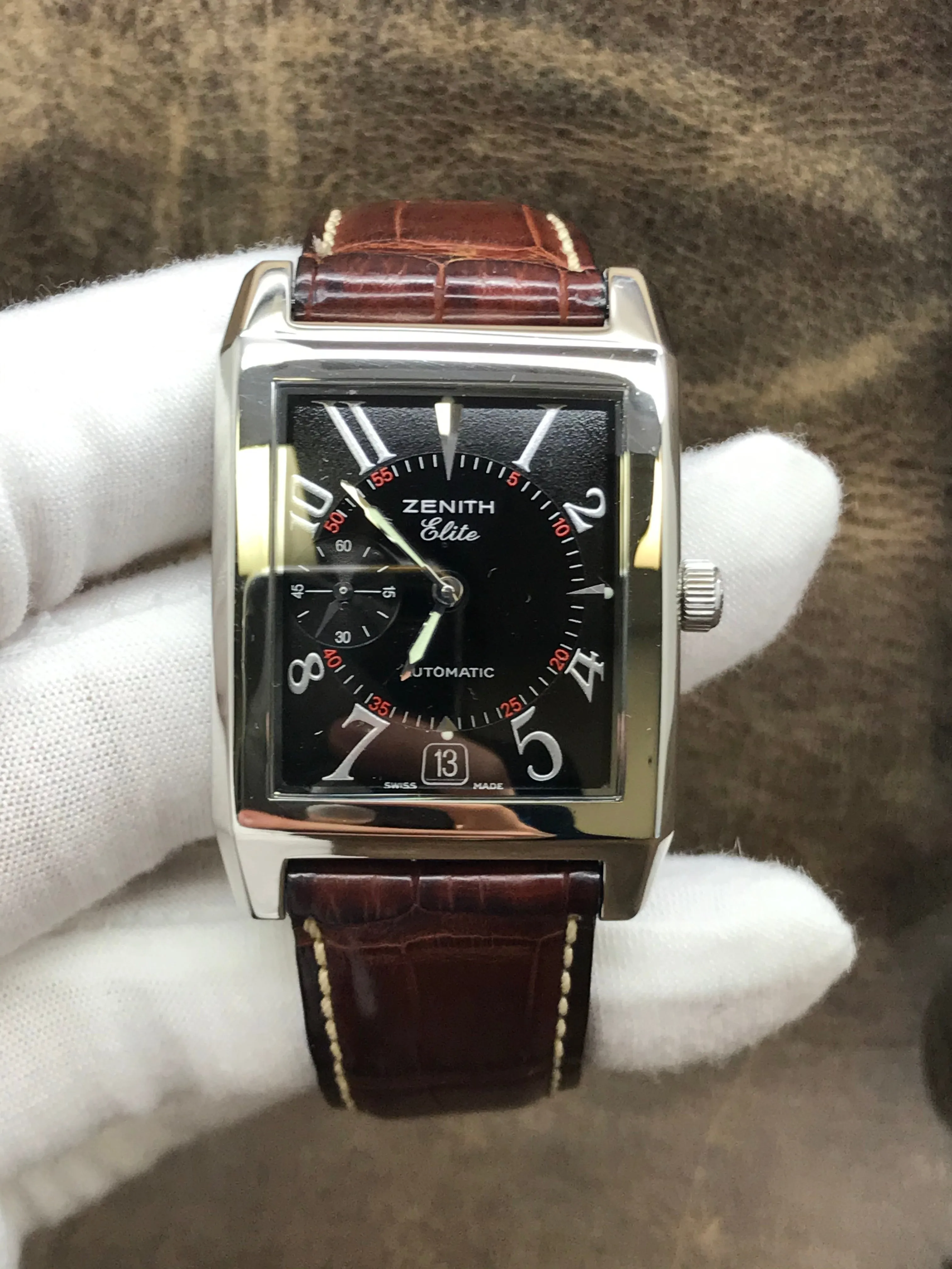 Zenith Elite Port Royal 01.0250.684 Black Dial Automatic Men's Watch