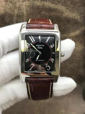 Zenith Elite Port Royal 01.0250.684 Black Dial Automatic Men's Watch