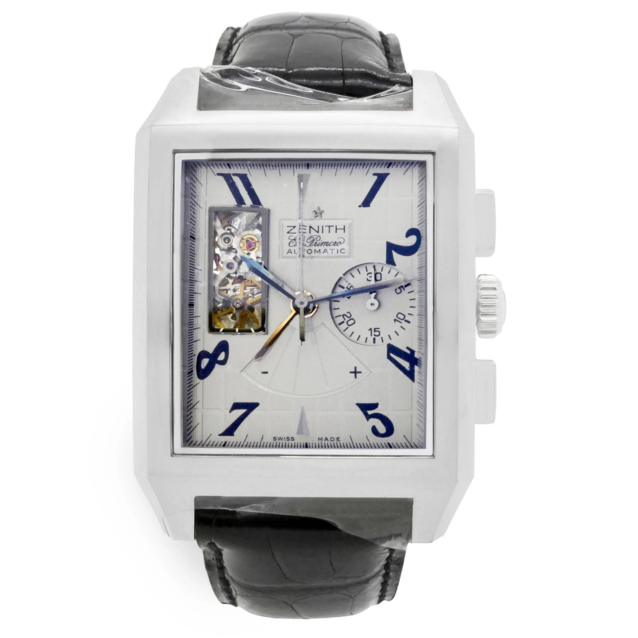 Zenith Port Royal 03.0550.4021 Silver Guilloche Dial Automatic Men's Watch