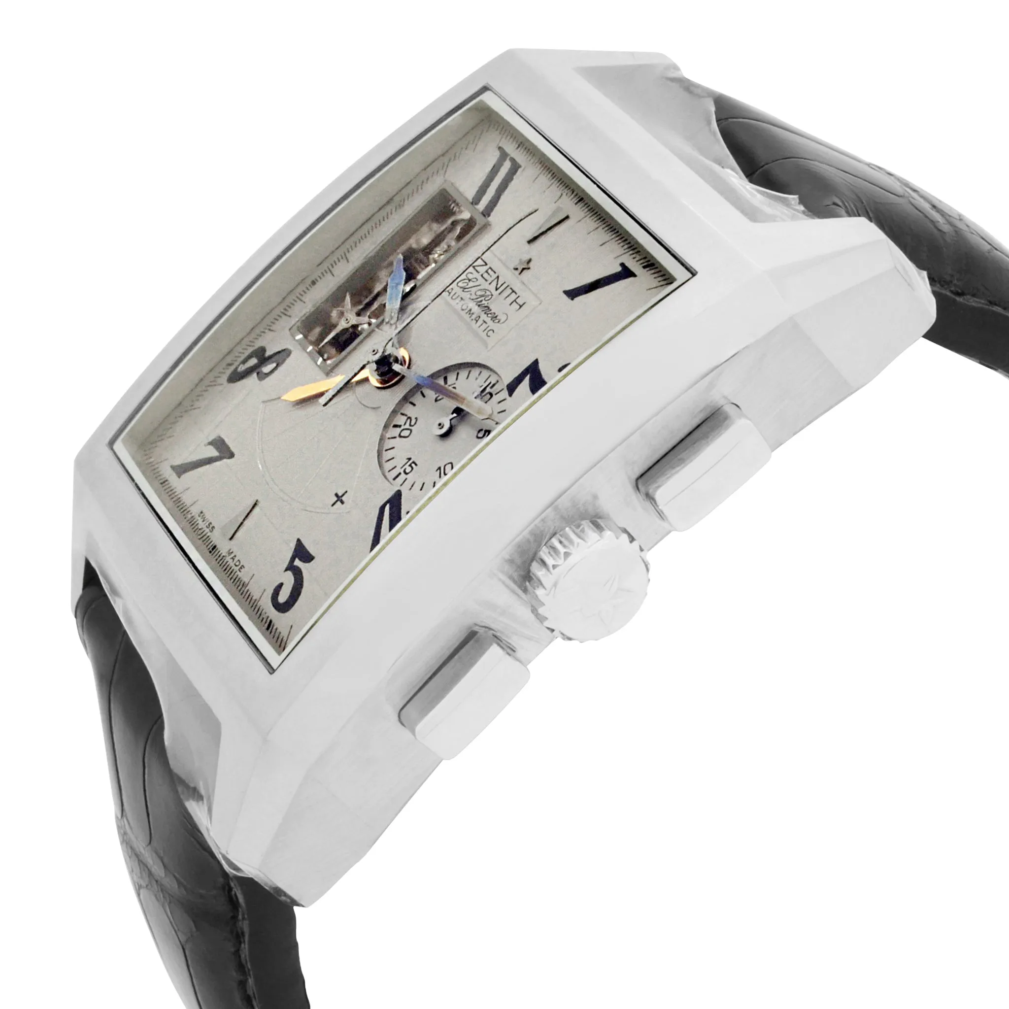Zenith Port Royal 03.0550.4021 Silver Guilloche Dial Automatic Men's Watch