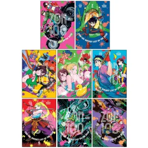 Zom 100 Bucket List of the Dead Volume 1-8 Books Collection Set By Haro Aso, Kotaro Takata